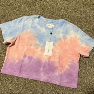 NWT [Size M] - Revolve Lovers + Friends Tie Dye Crop Tee
